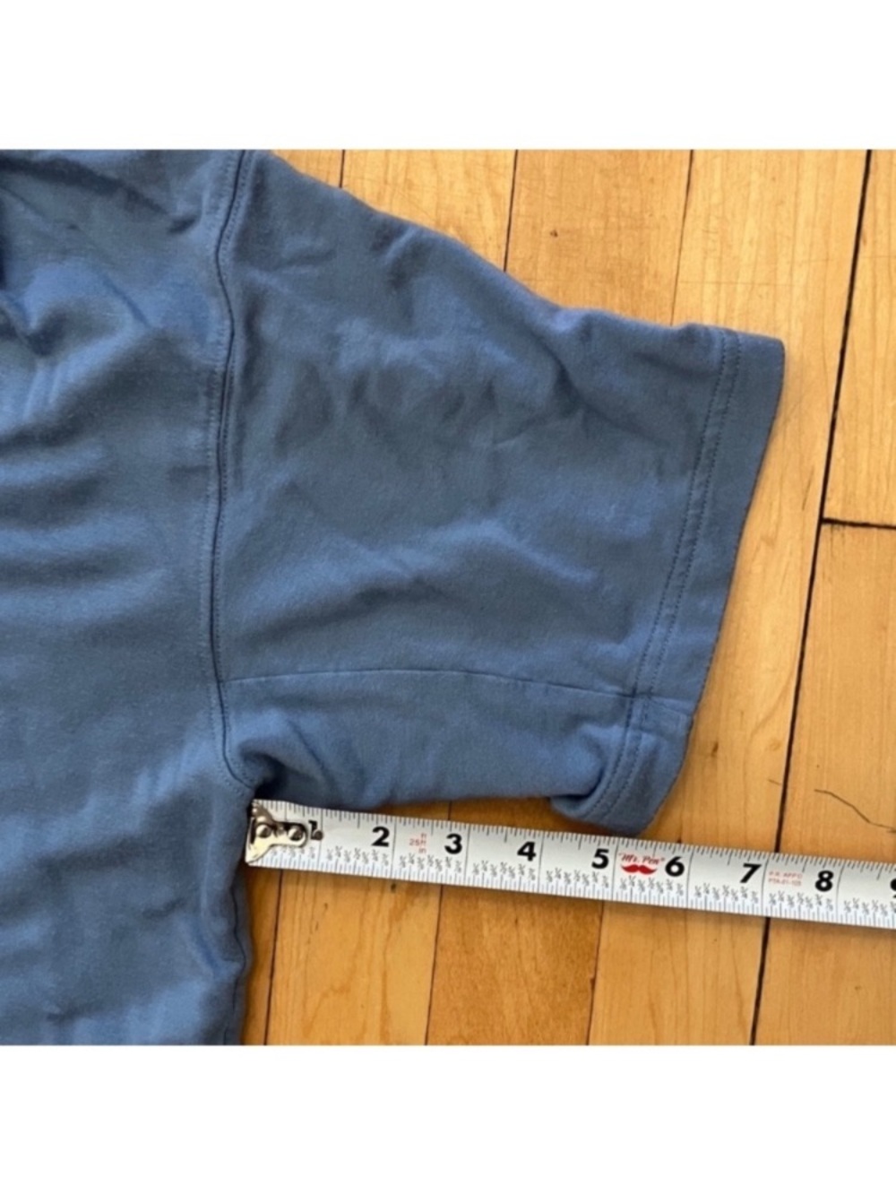 Athleta Westwood Periwinkle Collared Sweatshirt Oversized Tee XS - Picture 6 of 8